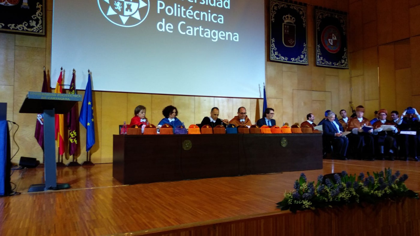 Acto celebrado en la Politécnica de Cartagena