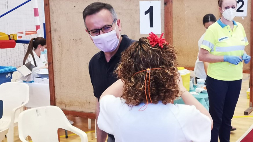 Diego Conesa ha recibido la vacuna contra el coronavirus esta tarde. ORM