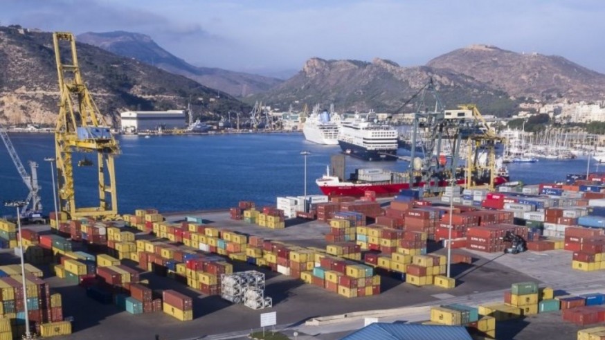 El Puerto de Cartagena cierra 2022 con la mejor cifra en tráfico de mercancías con 36,5 millones de toneladas