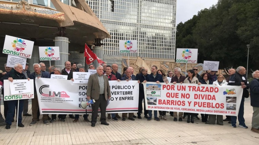 Reclaman la reapertura del corredor ferroviario entre Cartagena y Albacete