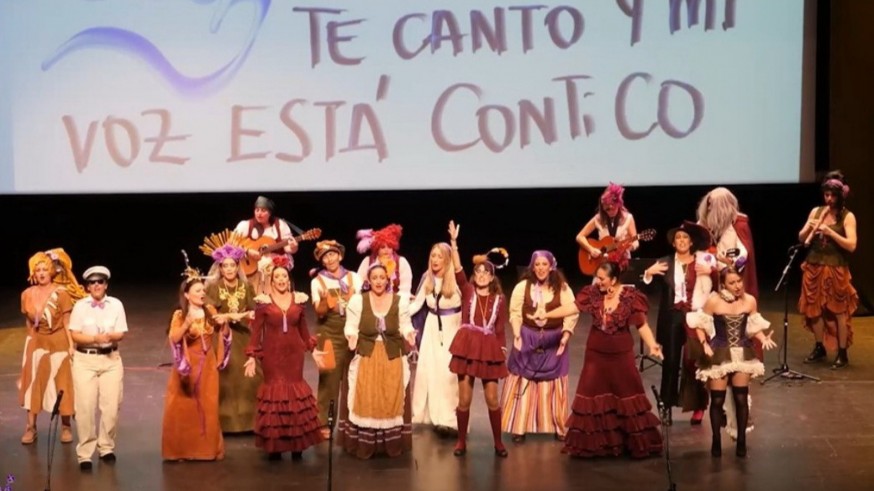 'Las Esturreás' cantan a La Palma desde Águilas 
