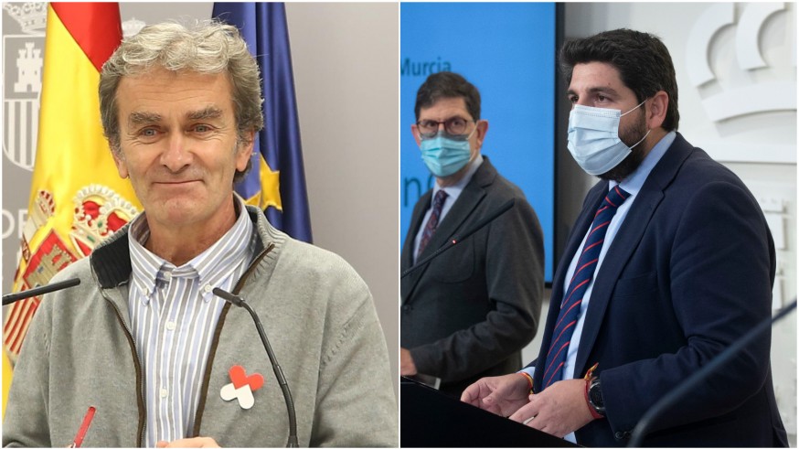 Fernando Simón y Fernando López Miras