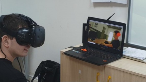 Sistema de realidad virtual empleado por Answare Tech