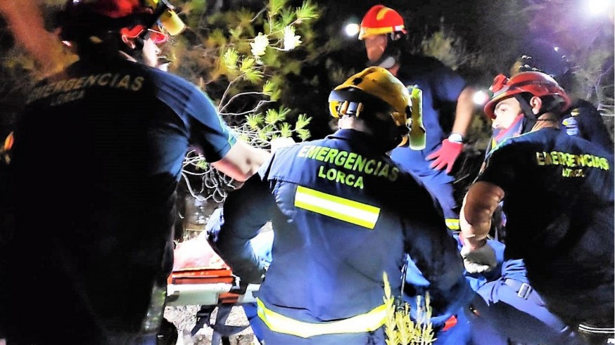 Rescate del senderista en El Cejo de los Enamorados