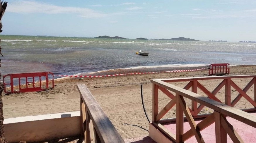  730.000 euros para recuperar las zonas de baño en Punta Brava, Los Urrutias, Estrella de Mar y Los Nietos (Cartagena)