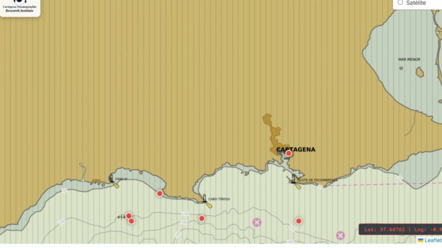 CORI lanza un mapa interactivo para descubrir el "océano invisible" de la Región de Murcia