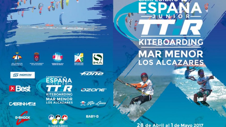 Cartel del Campeonato de España Junior de Kiteboarding