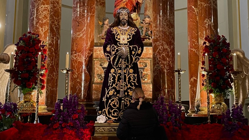 El besapié del Cristo del Rescate tendrá protección oficial como Bien Inventariado Inmaterial