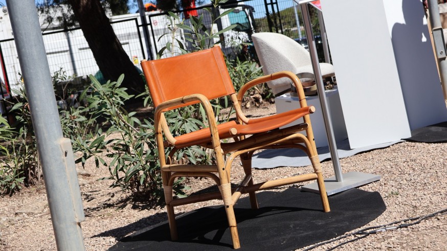 Una silla de ratán y cuero gana el Cetem Design Award