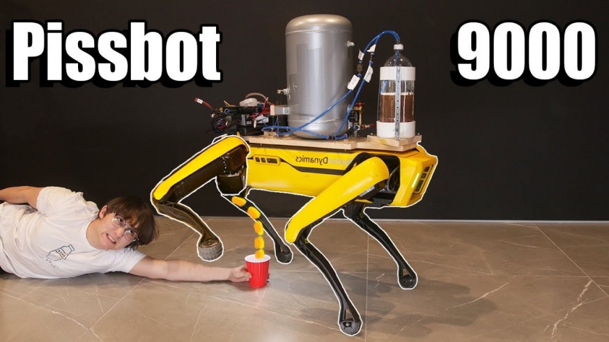 Imagen del robot 'sirviendo' cerveza 