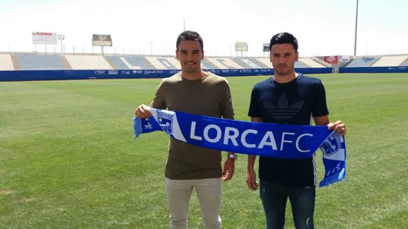El Lorca FC ha presentado a Carlos Peña y Javi Muñoz