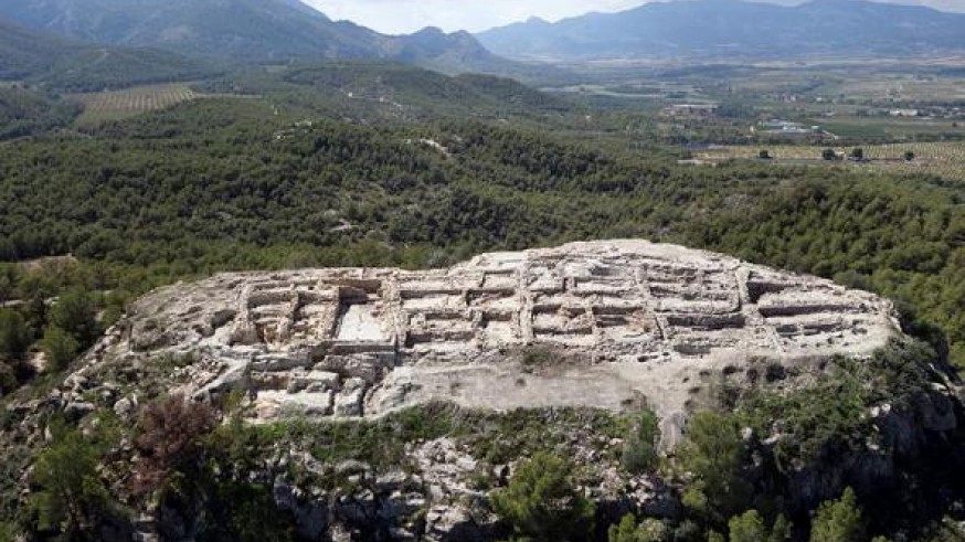 magen tomada desde un drone del Yacimiento de La Almoloya