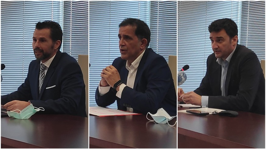 Mario Gómez, José Antonio Serrano y Ginés Ruiz, ha comparecido por separado