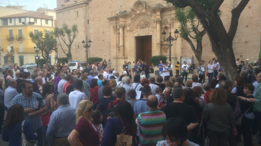 Imagen de la concentración de ayer en Totana