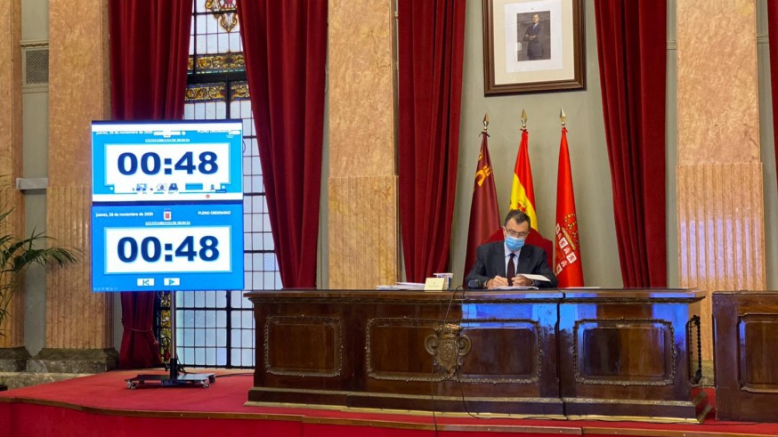 Pleno del ayuntamiento de Murcia