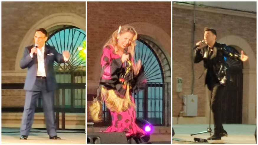 TARDE ABIERTA. Jumilla acogió anoche el recital de copla 'Voces de España'