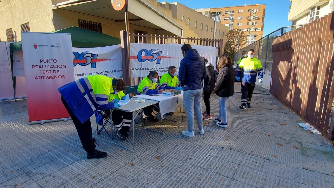 Los Servicios de Urgencias de Atención Primaria realizan test de antígenos hasta el lunes para detectar contagios de COVID
