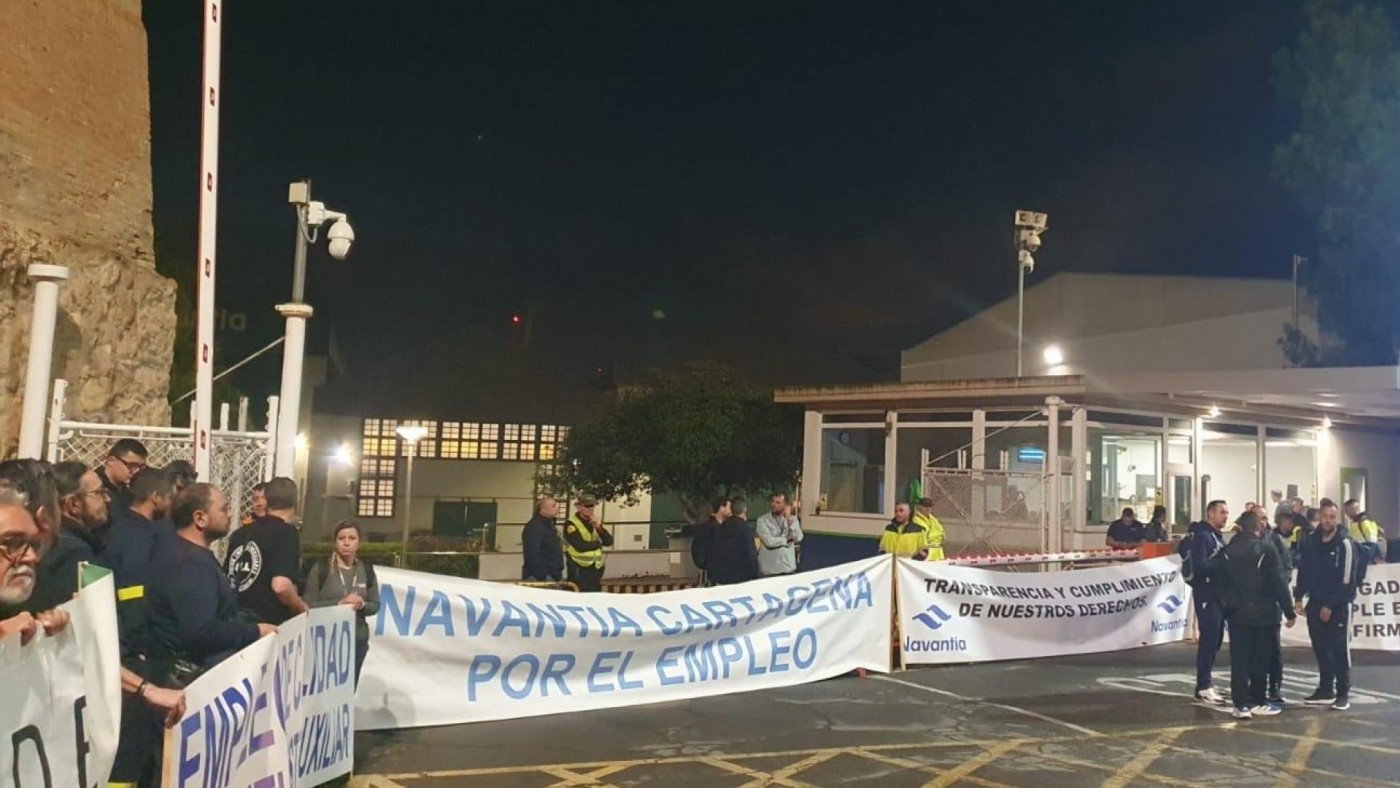 Los trabajadores de Navantia reclaman el desbloqueo de la negociación del convenio 