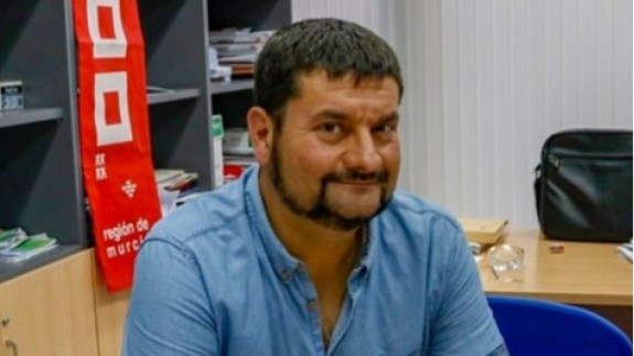 José Ibarra, secretario comarcal de CCOO en Cartagena