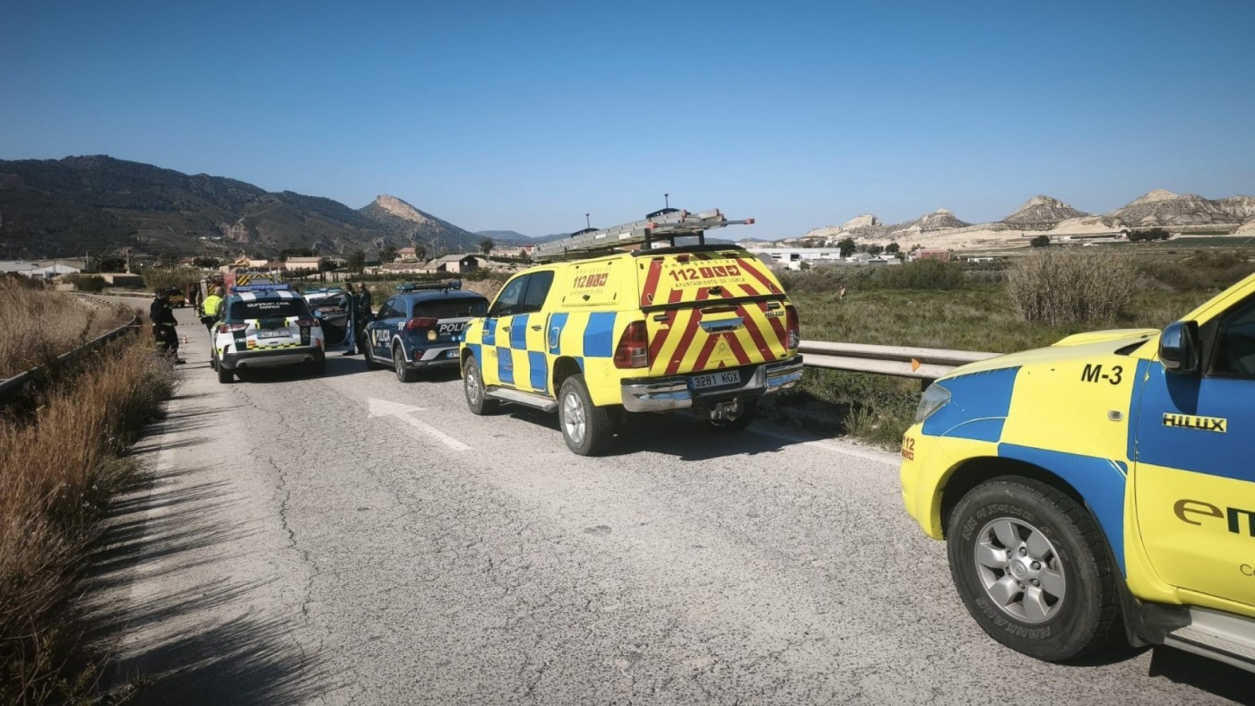 La rotura de una tubería de gas activa el plan de emergencias en Lorca