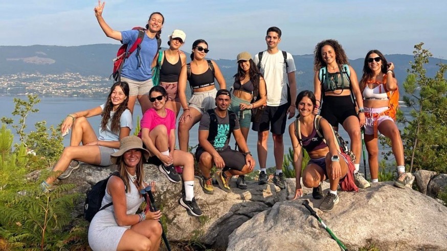 Jóvenes muleños realizan el Camino de Santiago