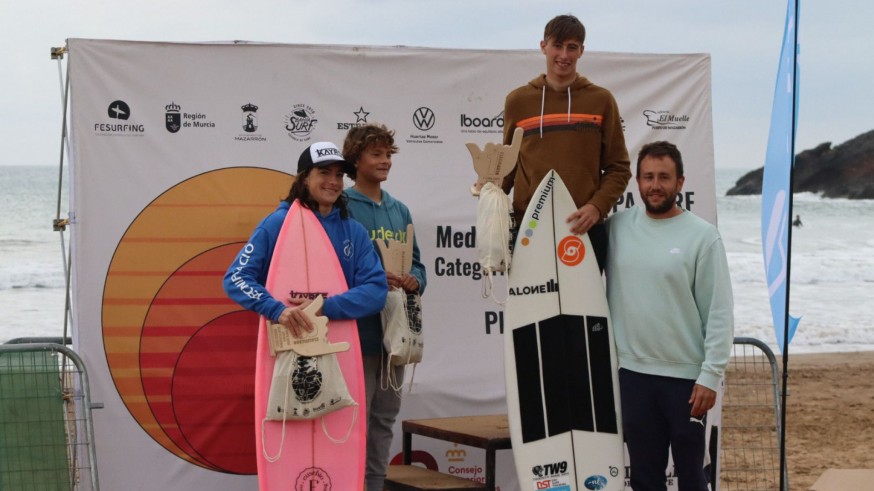 Mazarrón, primera parada de la Copa Surf Júnior Mediterráneo 2022