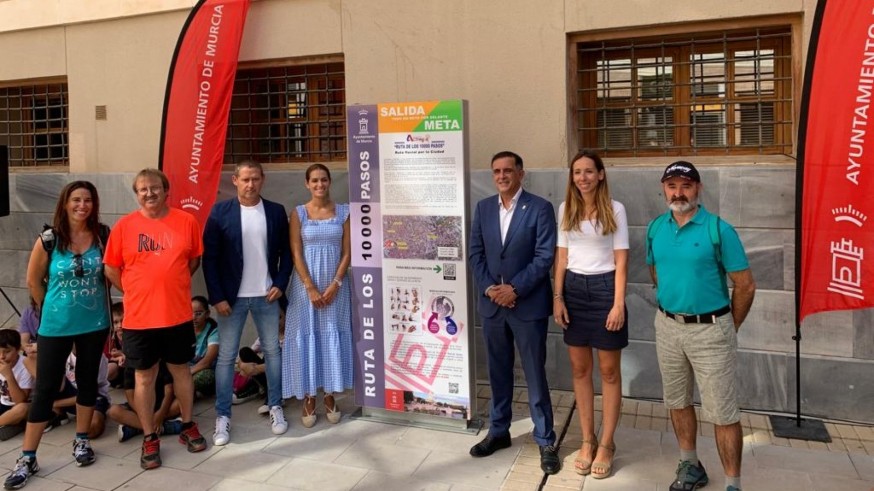 Murcia creará 4 rutas peatonales para que escolares puedan cumplir el reto de 10.000 pasos diarios