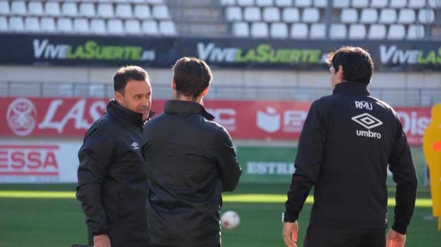 José María Salmerón hoy en NC (foto: Real Murcia)