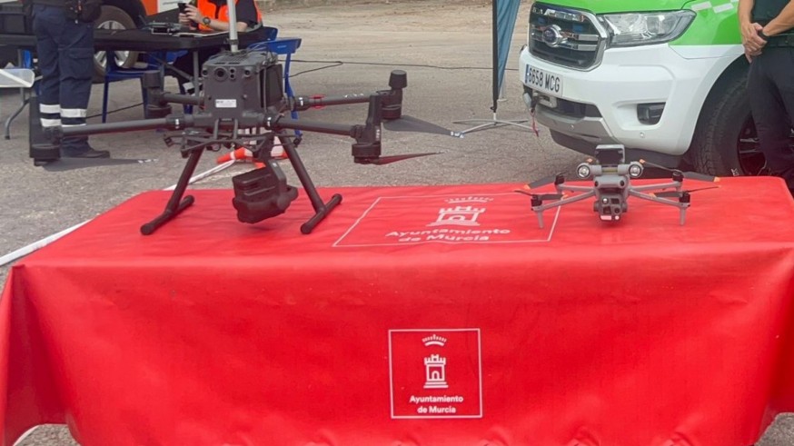 Murcia incorpora un nuevo dron para reforzar la seguridad y la limpieza urbana