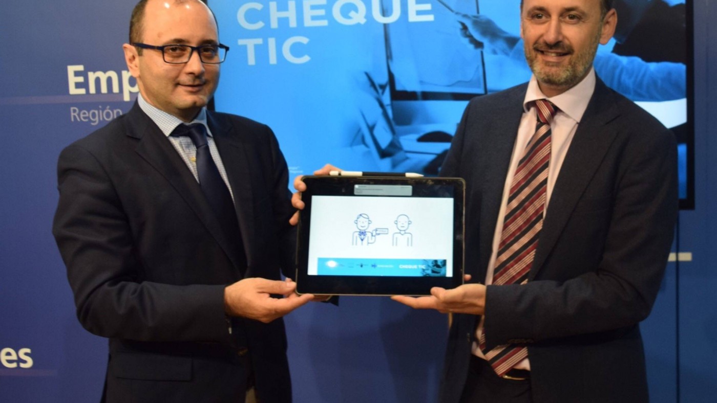 Presentación del 'Cheque Tic'