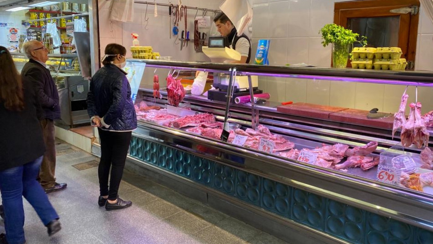 El mercado de Verónicas en Murcia este sábado. ORM.