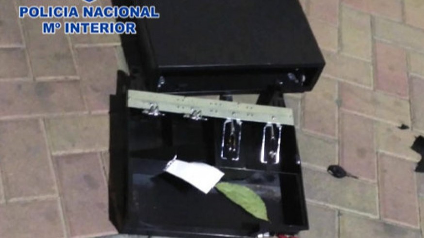 Caja registradora sustraída en uno de los robos