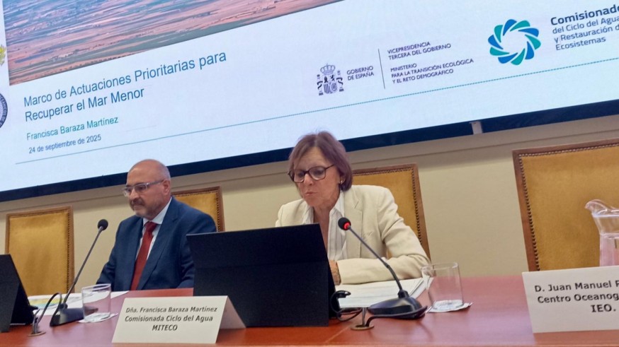 Baraza, comisionada del Ciclo del Agua: "Vaciar el acuífero del campo de Cartagena es algo antinatural"