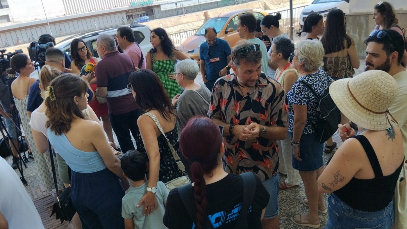Los opositores de secundaria se manifiestan en San Esteban