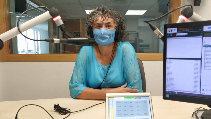 Beatriz Miguel en los estudios de ORM en Cartagena