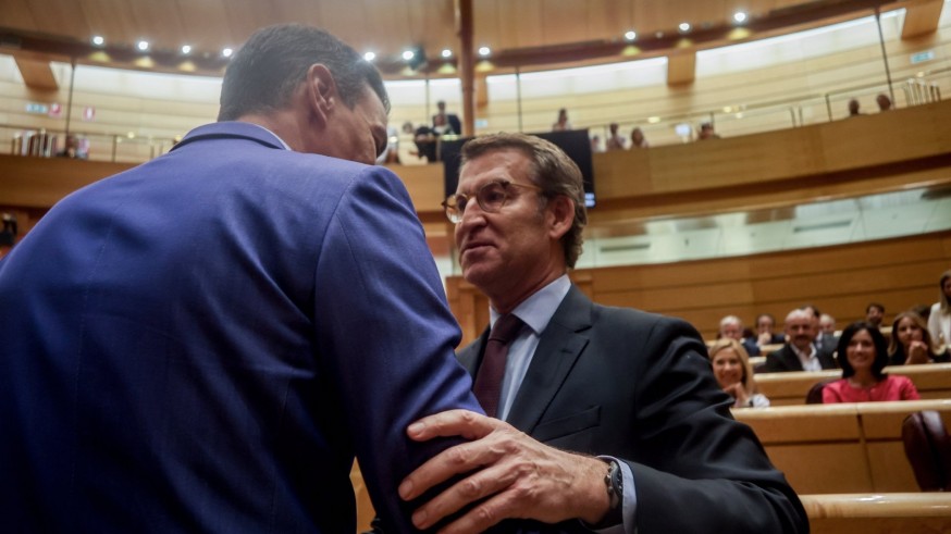DIRECTO | Sánchez y Feijóo vuelven a enfrentarse en el pleno del Senado
