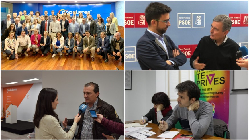Actos protagonizados por los candidatos de PP, PSOE, Cs y Unidas Podemos. ORM