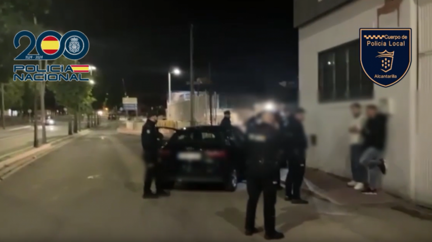 Tres detenidos y 86 identificados en un operativo policial en diez locales de Alcantarilla