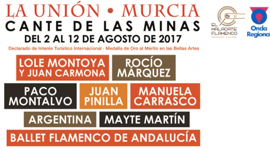 cartel del Especial Galas Festival Cante de las Minas
