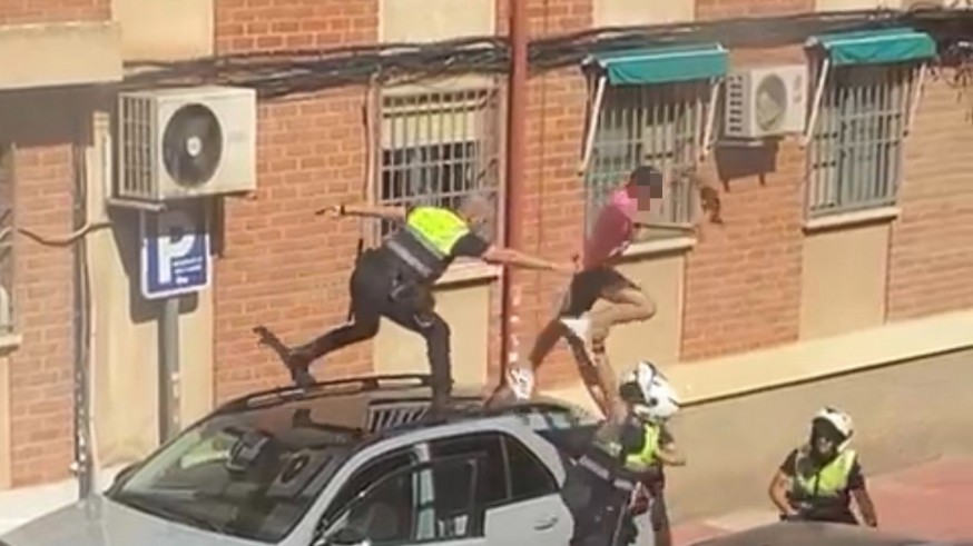 Un coche robado, una fuga imposible y una detención de película