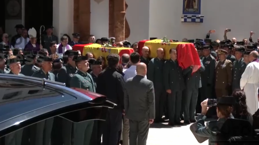 Huelva despide a los dos guardias civiles muertos en la persecución de narcolancha