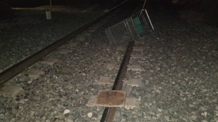 Detenidos cuatro menores en Elche por poner en riesgo la circulación ferroviaria. 