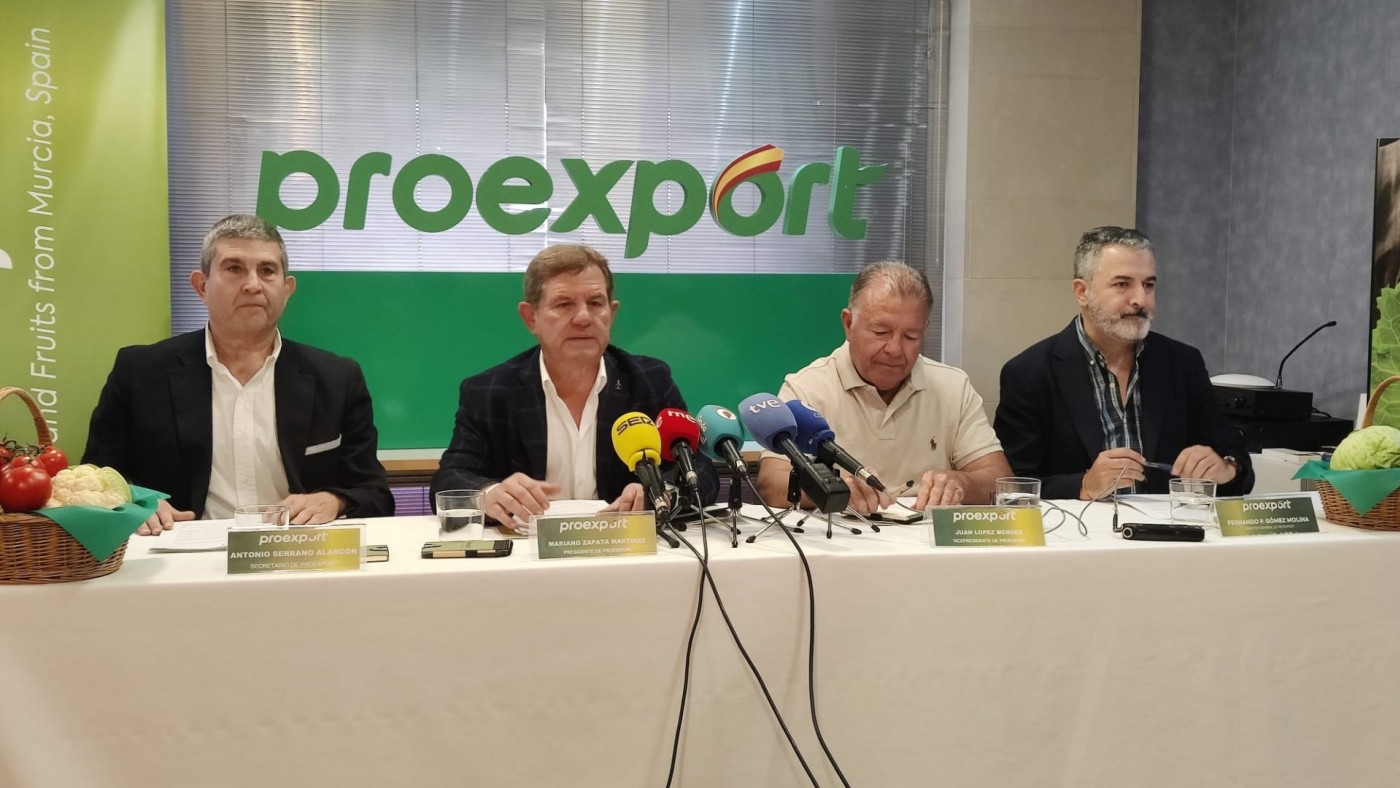 Las exportaciones de frutas y hortalizas caen un 17% en los últimos 5 años