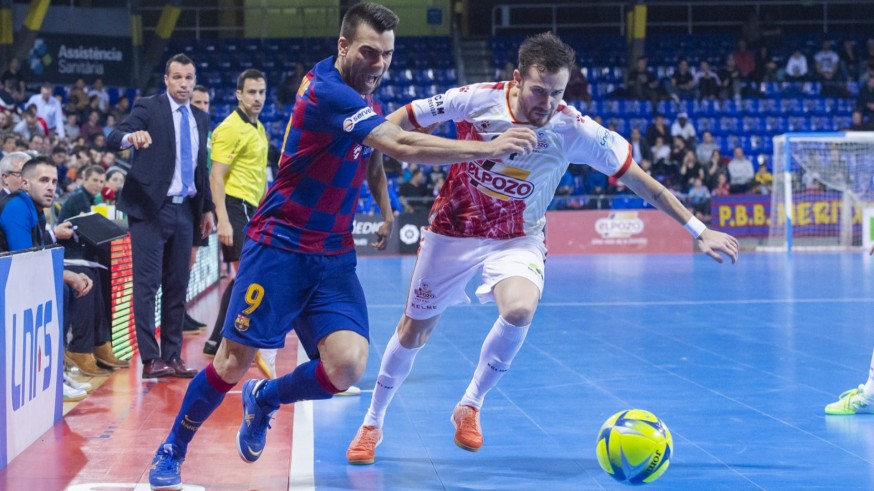 Otra vez igual: ElPozo paga su falta de puntería y pierde en Barcelona (2-1)