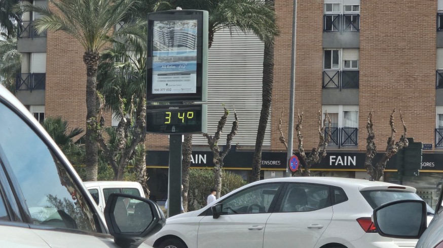 Los termómetros sobrepasan los 32 grados en Archena y los rozan en Murcia y Molina de Segura