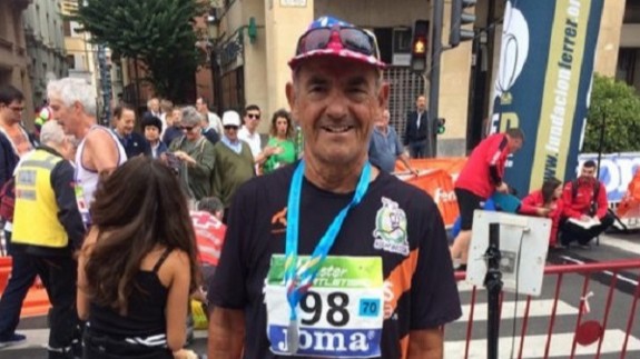 Manolo Rico, 70 años y 154 maratones