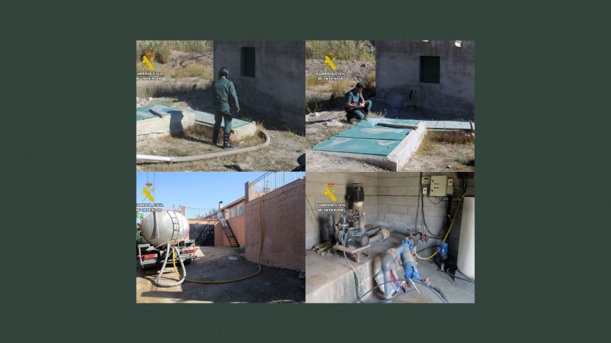 El Seprona investiga a dos empresarios de Puerto Lumbreras por sustraer más de 110.000 litros de agua diarios de un pozo clandestino 
