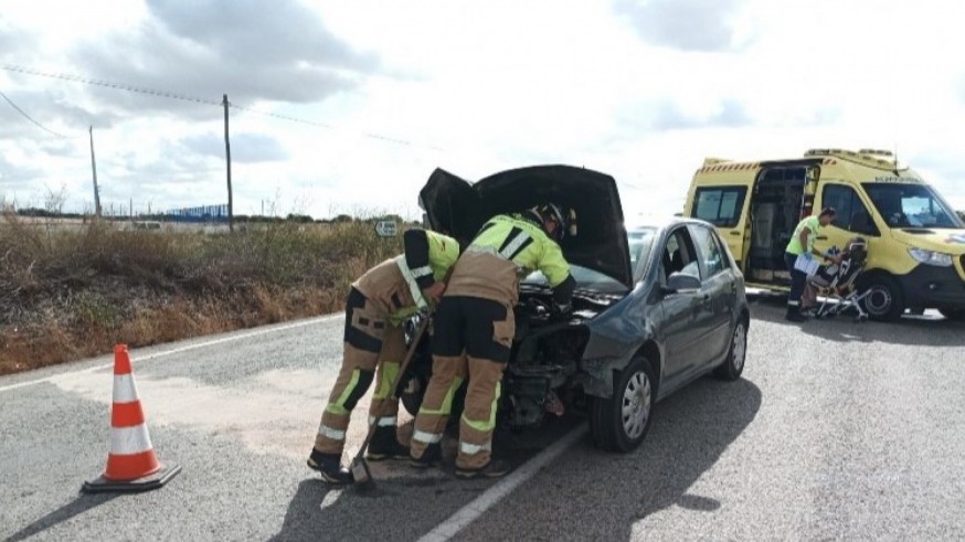 Seis heridos en un accidente con dos vehículos implicados en Fuente Álamo