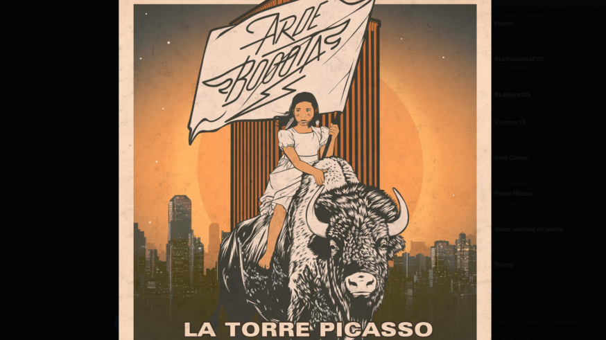 Arde Bogotá presenta 'La Torre Picasso', el "último viaje" de 'Cowboys de la A3'