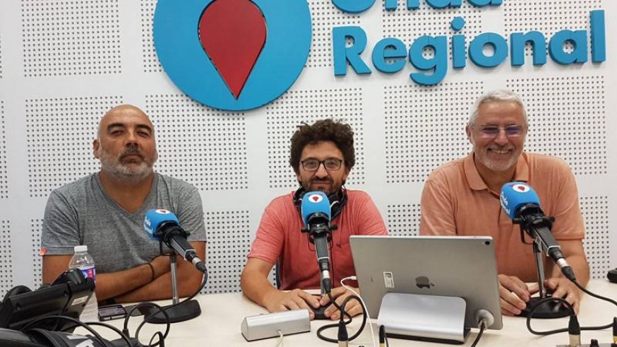 José Antonio García, Diego Díaz y Ángel Pérez Ruzafa, profesores de UNIMAR